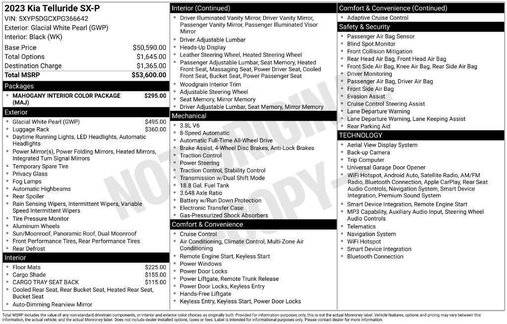 Used 2023 White Kia SX-Prestige image 38