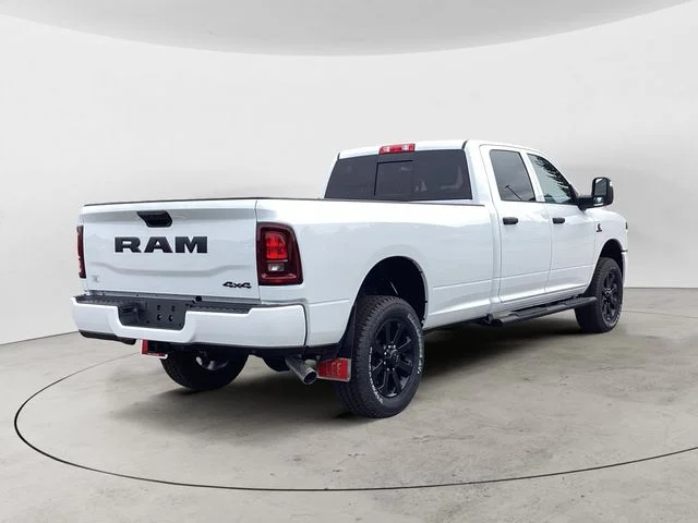 New 2026 Bright White Clearcoat Ram BLACK EXPRESS CREW CAB 4X4 8