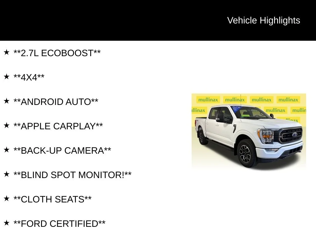 Certified Used 2023 White Ford XLT image 12