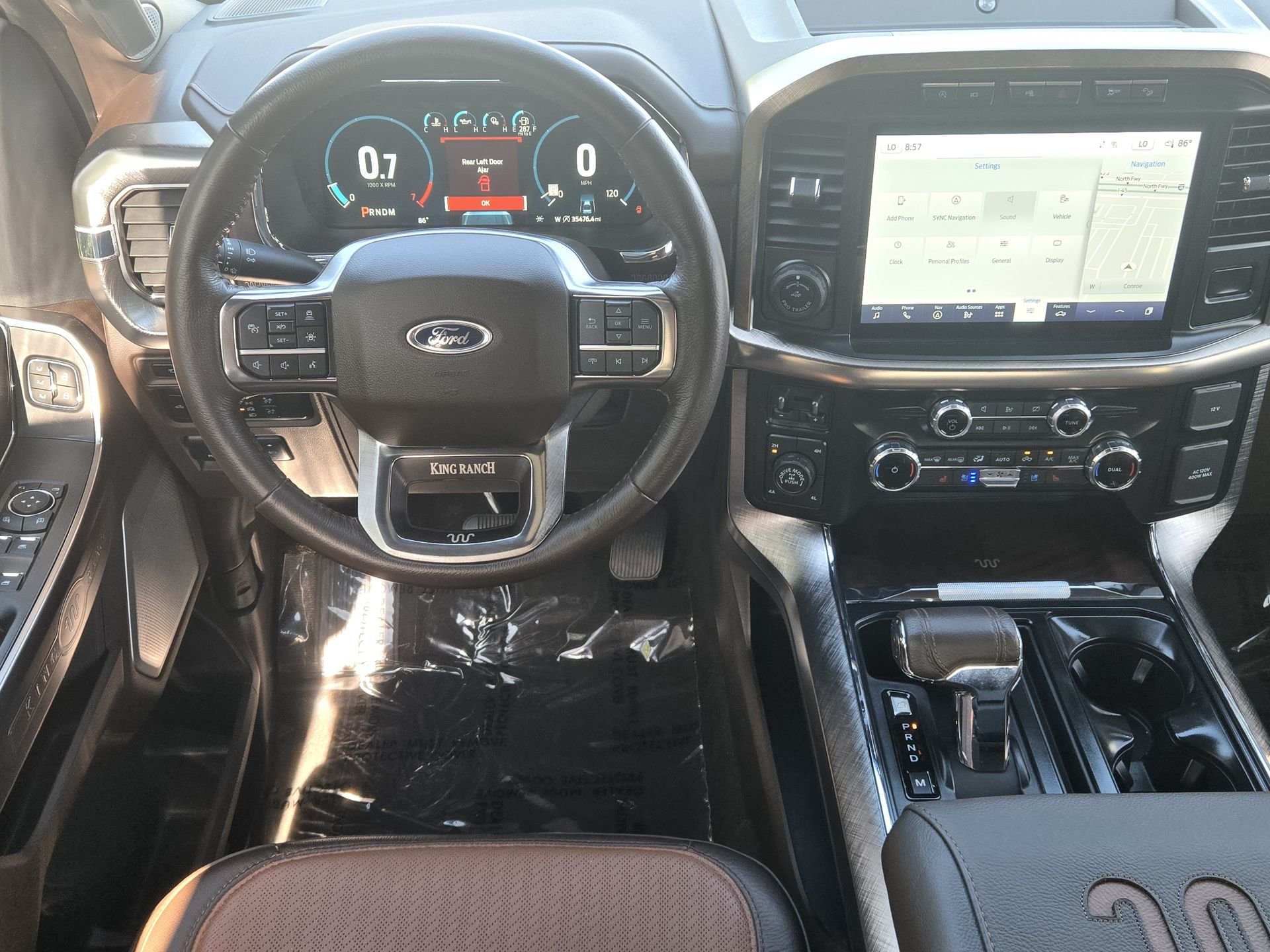 Used 2023 Star White Metallic Tri-Coat Ford King Ranch image 24