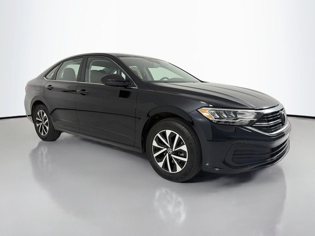 Used 2024 Deep Black Pearl Volkswagen S Automatic image 1