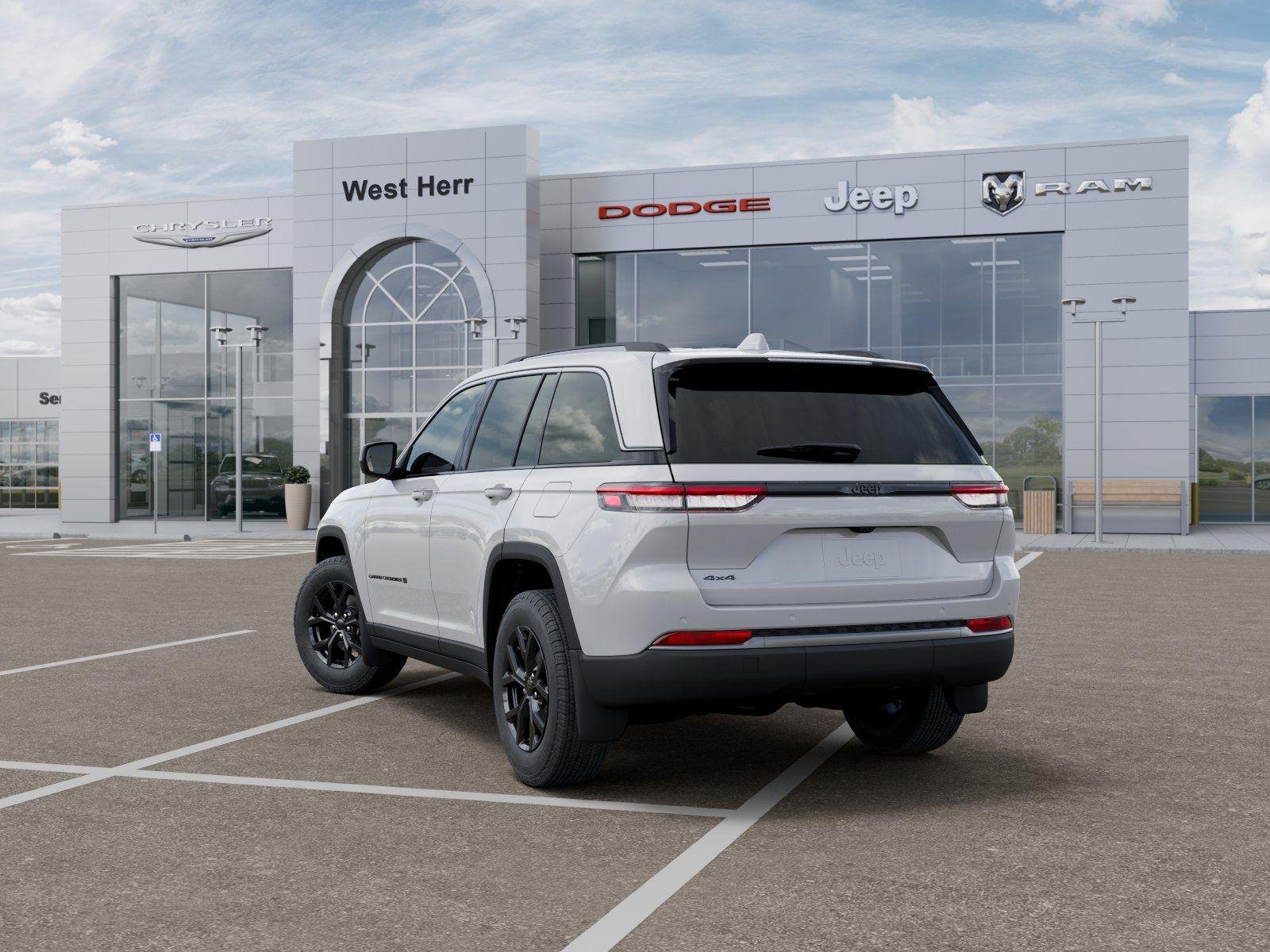 Used 2026 Bright White Clear-Coat Exteri Jeep GRAND CHEROKEE LAREDO ALTITUDE image 3