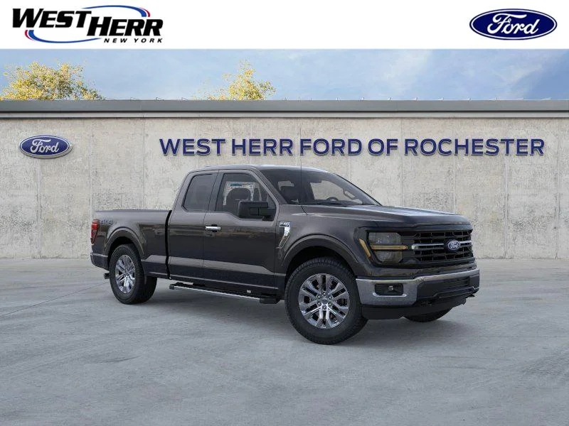 New 2026 Agate Black Metallic Ford XLT image 1