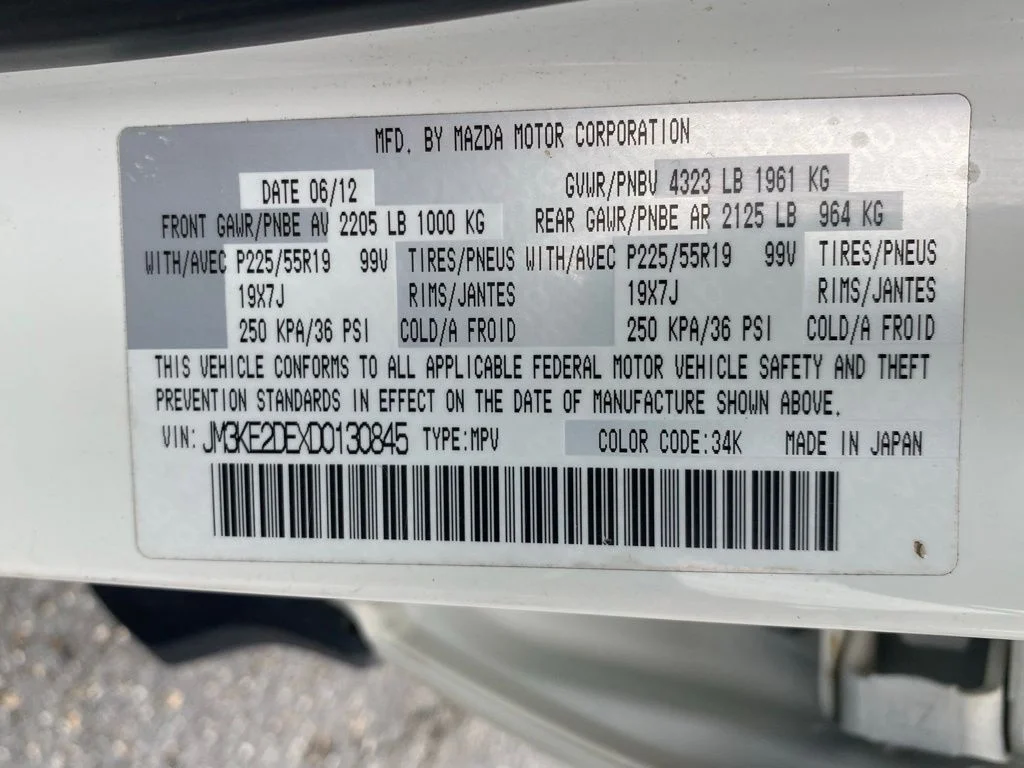 Used 2013 White Mazda Grand Touring image 21