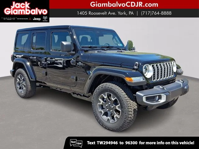 New 2026 Black Jeep Sahara image 1