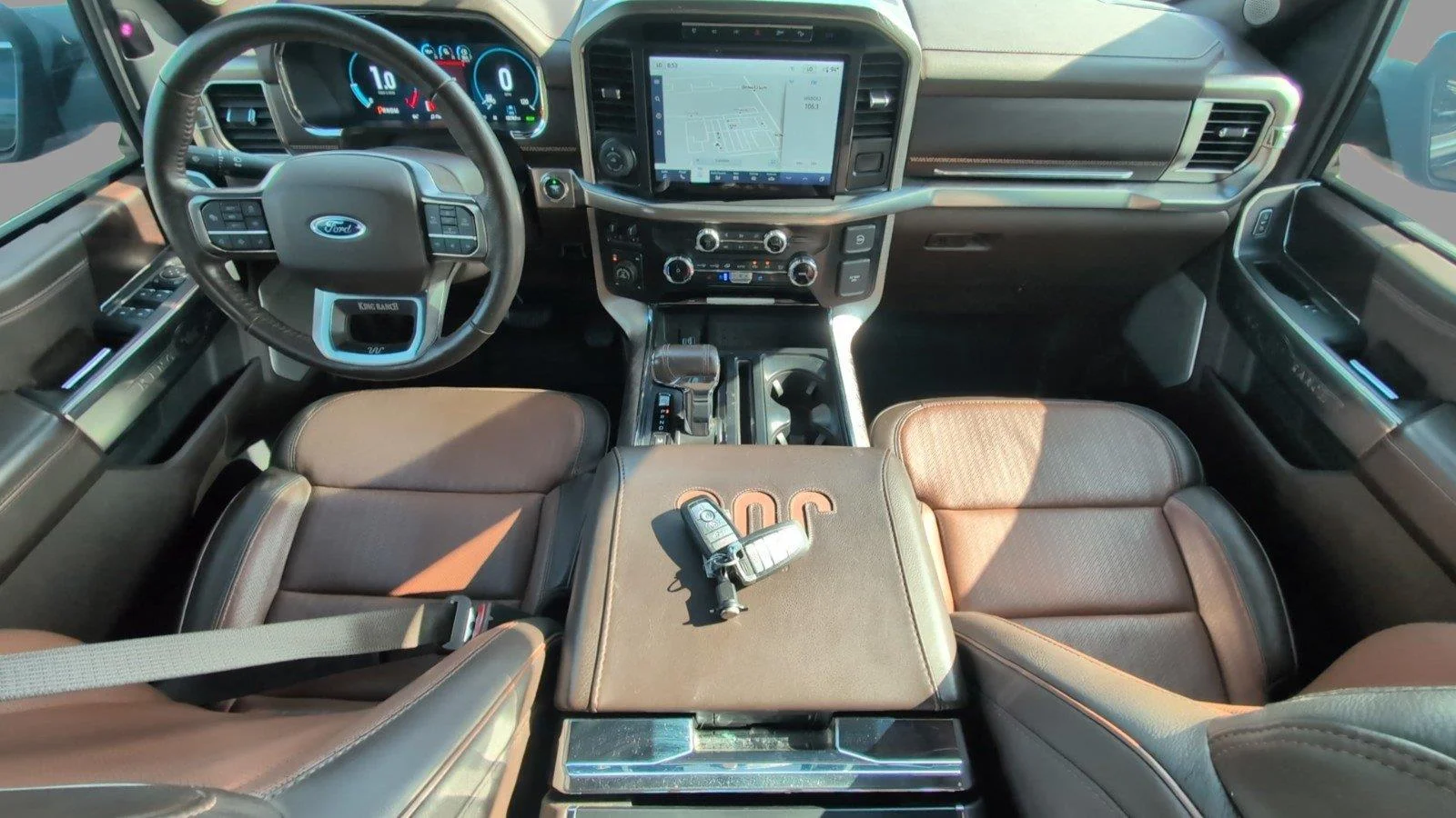 Used 2023 Antimatter Blue/Stone Gray Ford King Ranch image 36