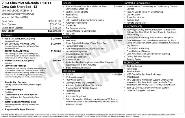 Used 2024 White Chevrolet LT image 33