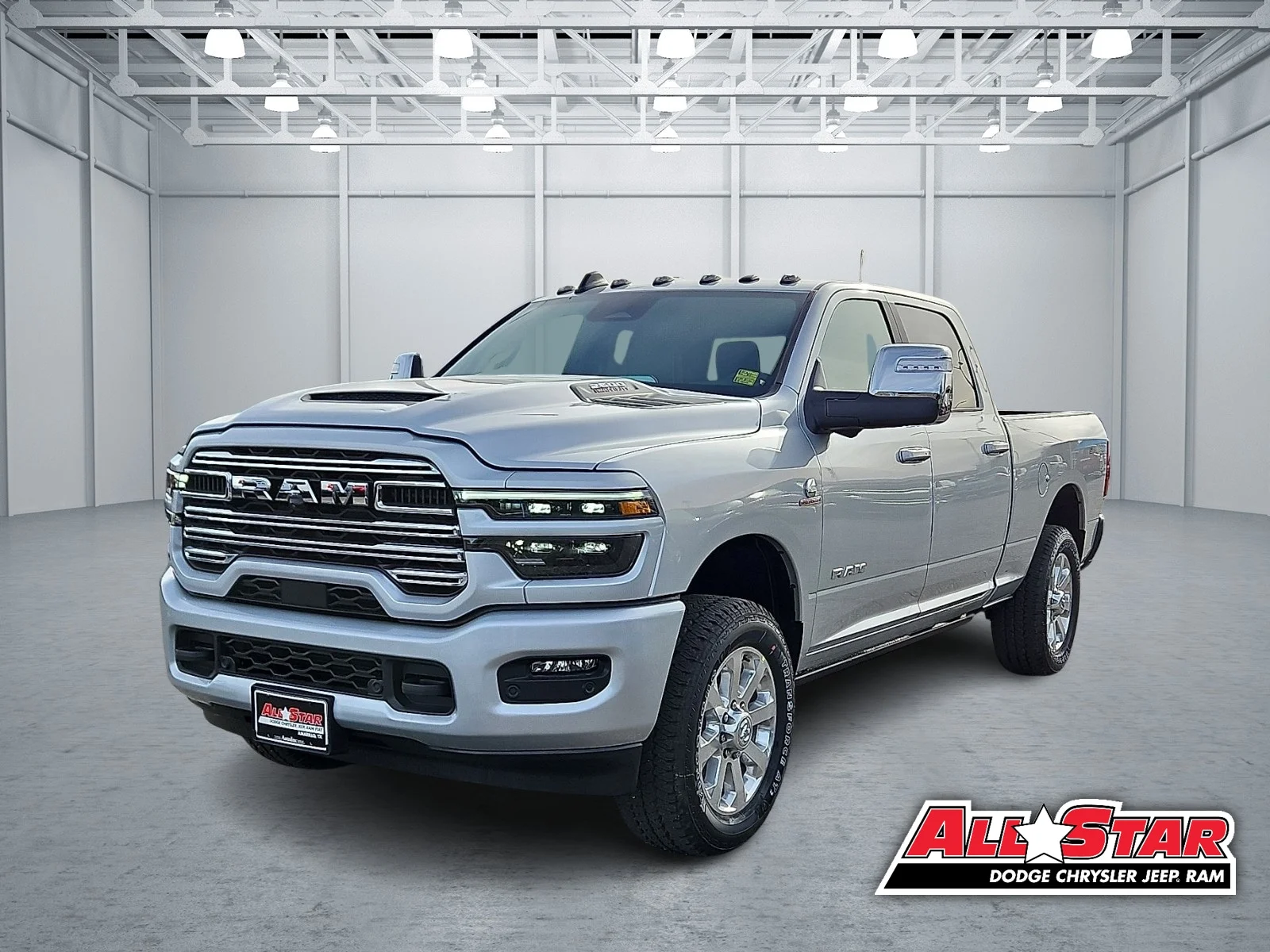 New 2026 Silver Zynith Ram LARAMIE CREW CAB 4X4 6