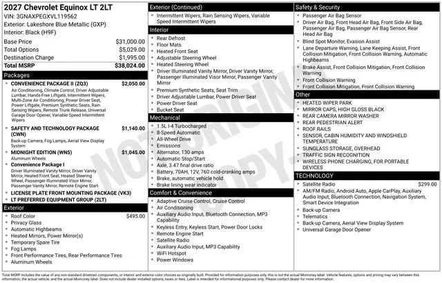 2027 Chevrolet Equinox LT