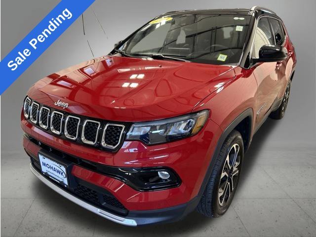Used 2024 Red Hot Pearlcoat Jeep Limited image 1