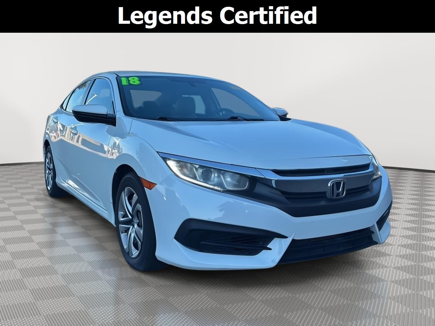 Used 2018 Taffeta White Honda LX image 1
