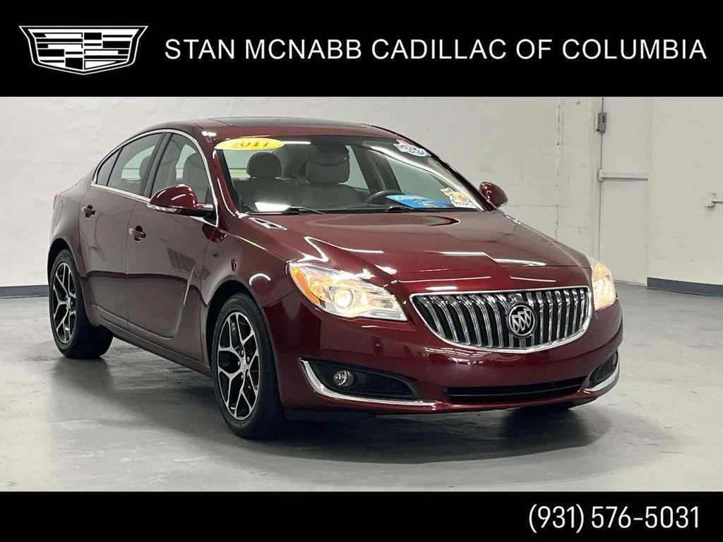 Used 2017 CRIMSON RED TINTCOAT Buick Sport Touring image 1
