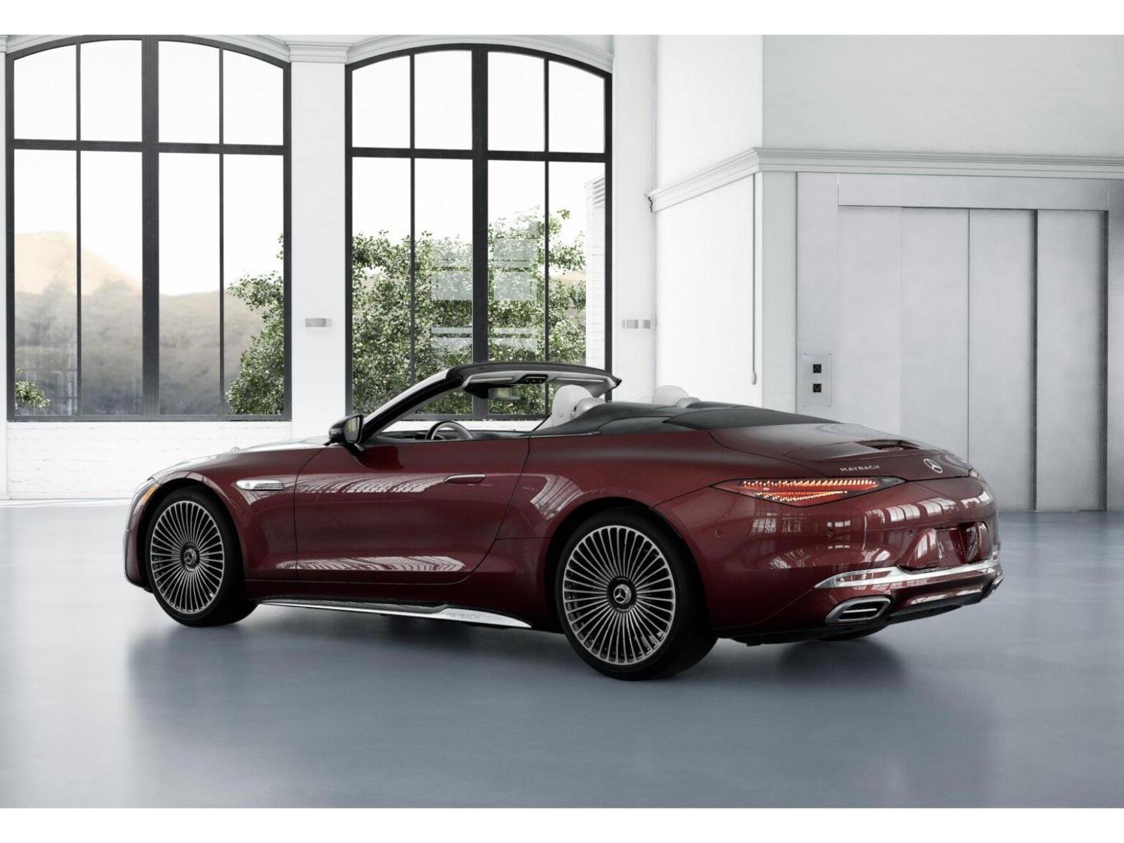 New 2026 MANUFAKTUR exclusive barolo red metallic Mercedes-Benz Maybach SL 680 Monogram Series image 30