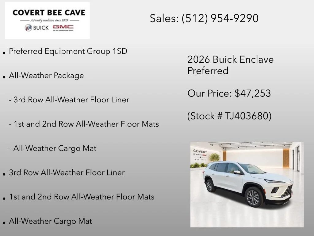 New 2026 Summit White Buick Preferred image 7