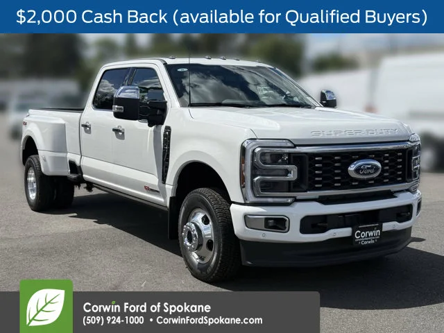 New 2026 Star White Metallic Tri-Coat Ford Platinum image 1