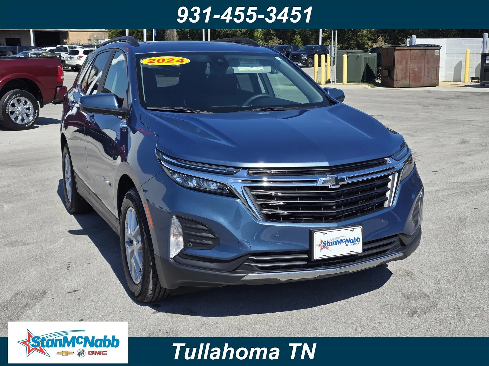 Used 2024 Lakeshore Blue Metallic Chevrolet LT image 1