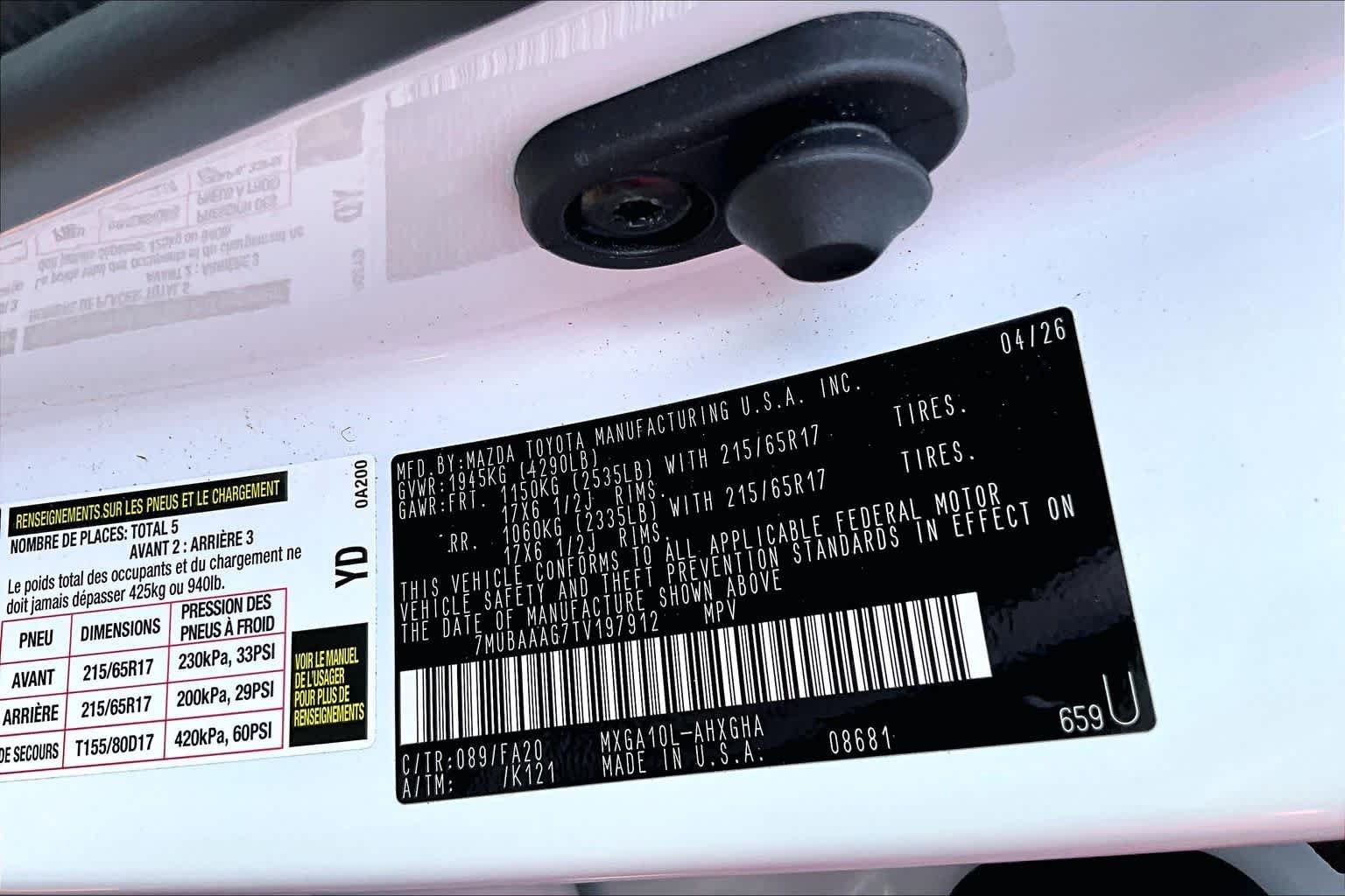 Used 2026 Wind Chill Pearl Toyota LE image 30