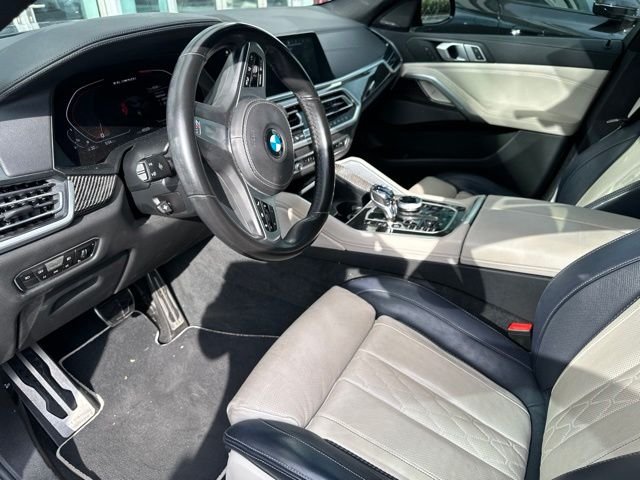 Used 2021 Tanzanite Blue II Metallic BMW M50i image 5