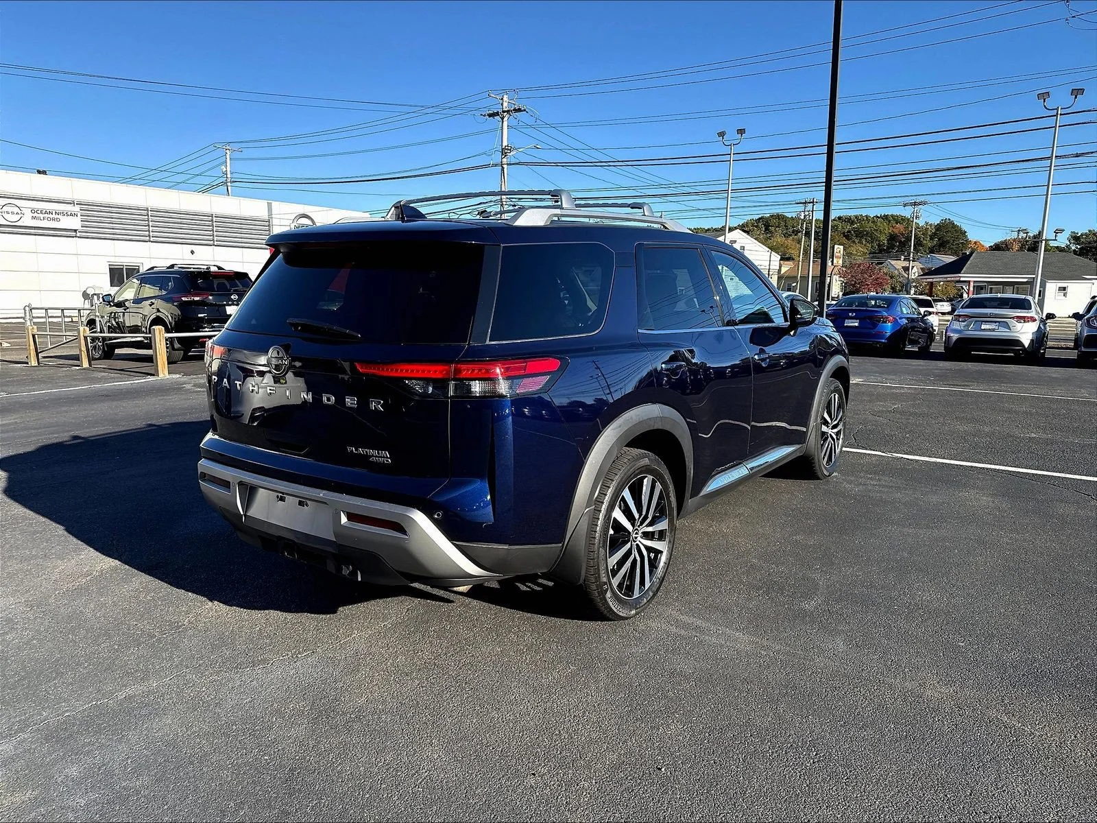 Certified Used 2023 Deep Ocean Blue Nissan Platinum image 4