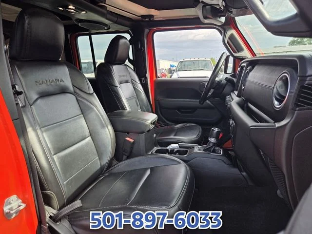 Used 2020 Orange Jeep Unlimited Sahara image 15