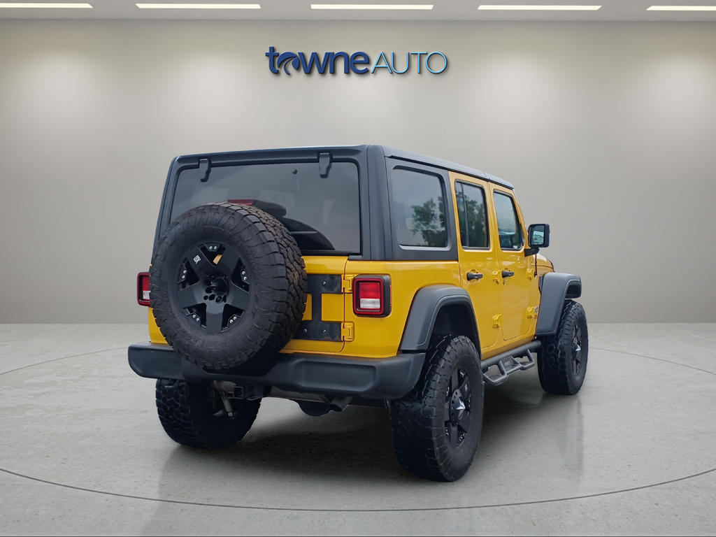 Used 2018 Yellow Jeep Unlimited Sport S image 5
