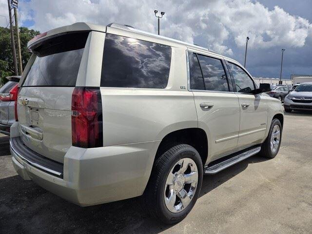 Used 2015 Champagne Silver Metallic Chevrolet LTZ image 4