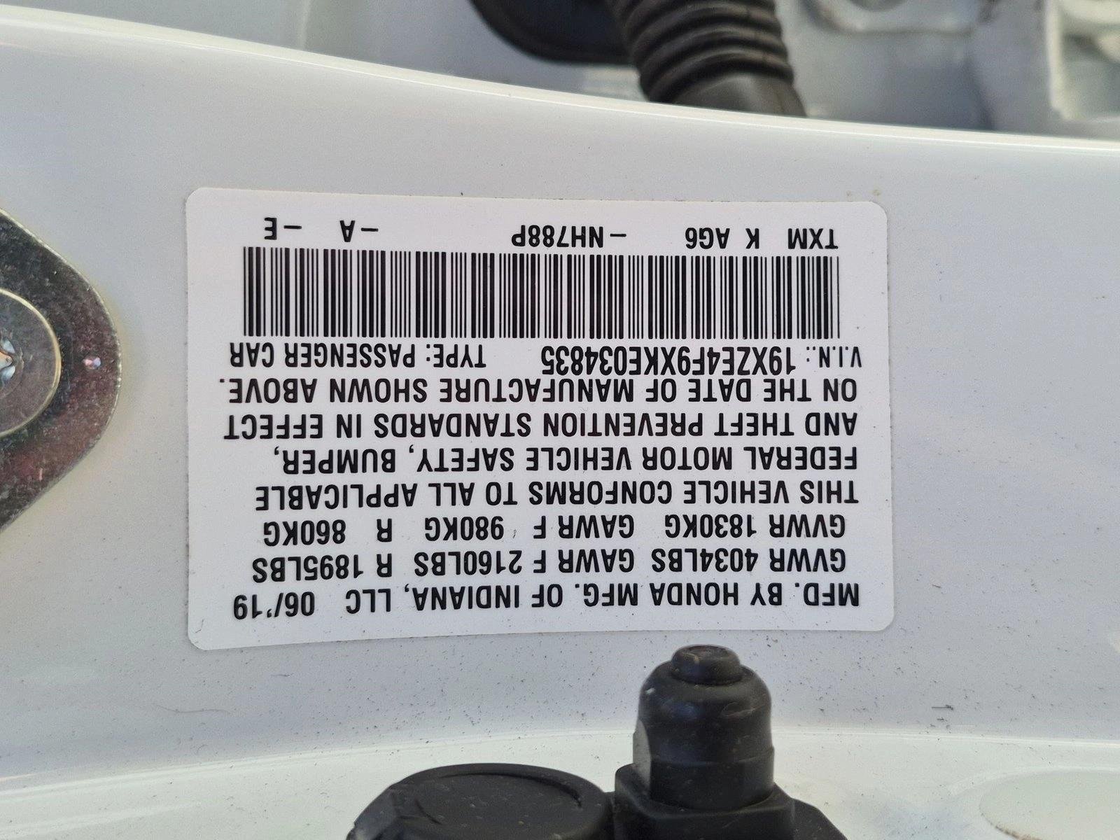 Used 2019 White Honda Touring image 16