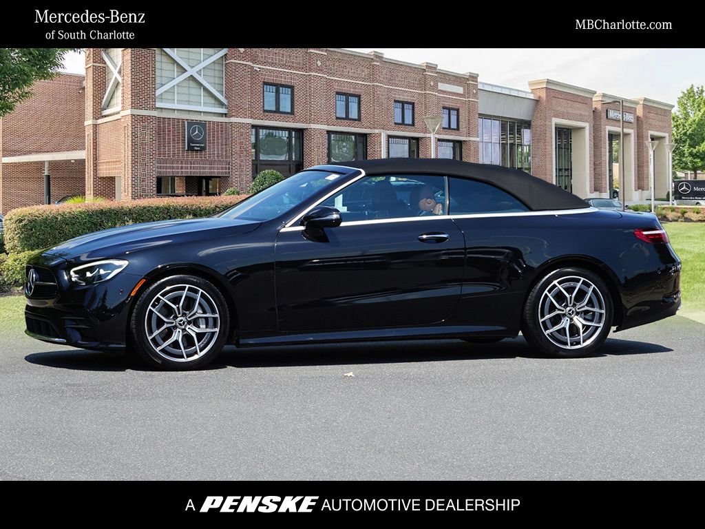 Certified Used 2023 Obsidian Black Metallic Mercedes-Benz E 450 image 1