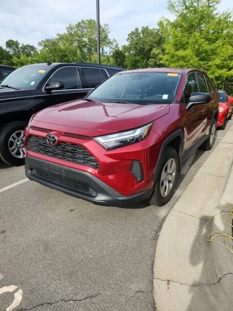 Used 2023 Red Toyota LE image 1