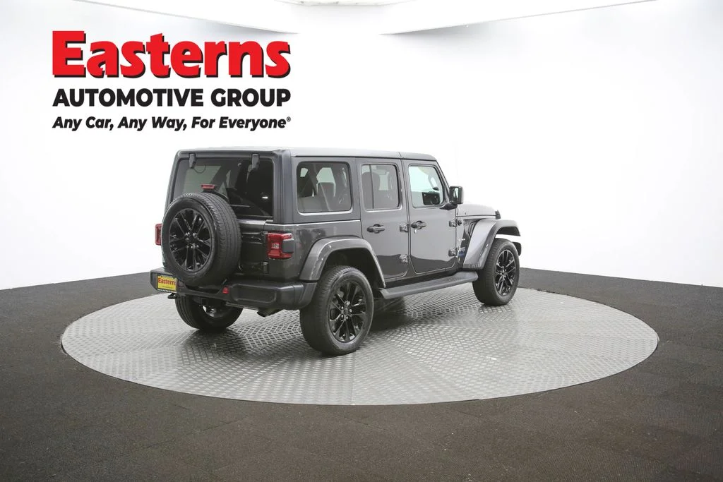 Used 2021 Gray Jeep Unlimited Sahara 4xe image 41