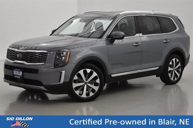 Used 2021 Everlasting Silver Kia EX image 1
