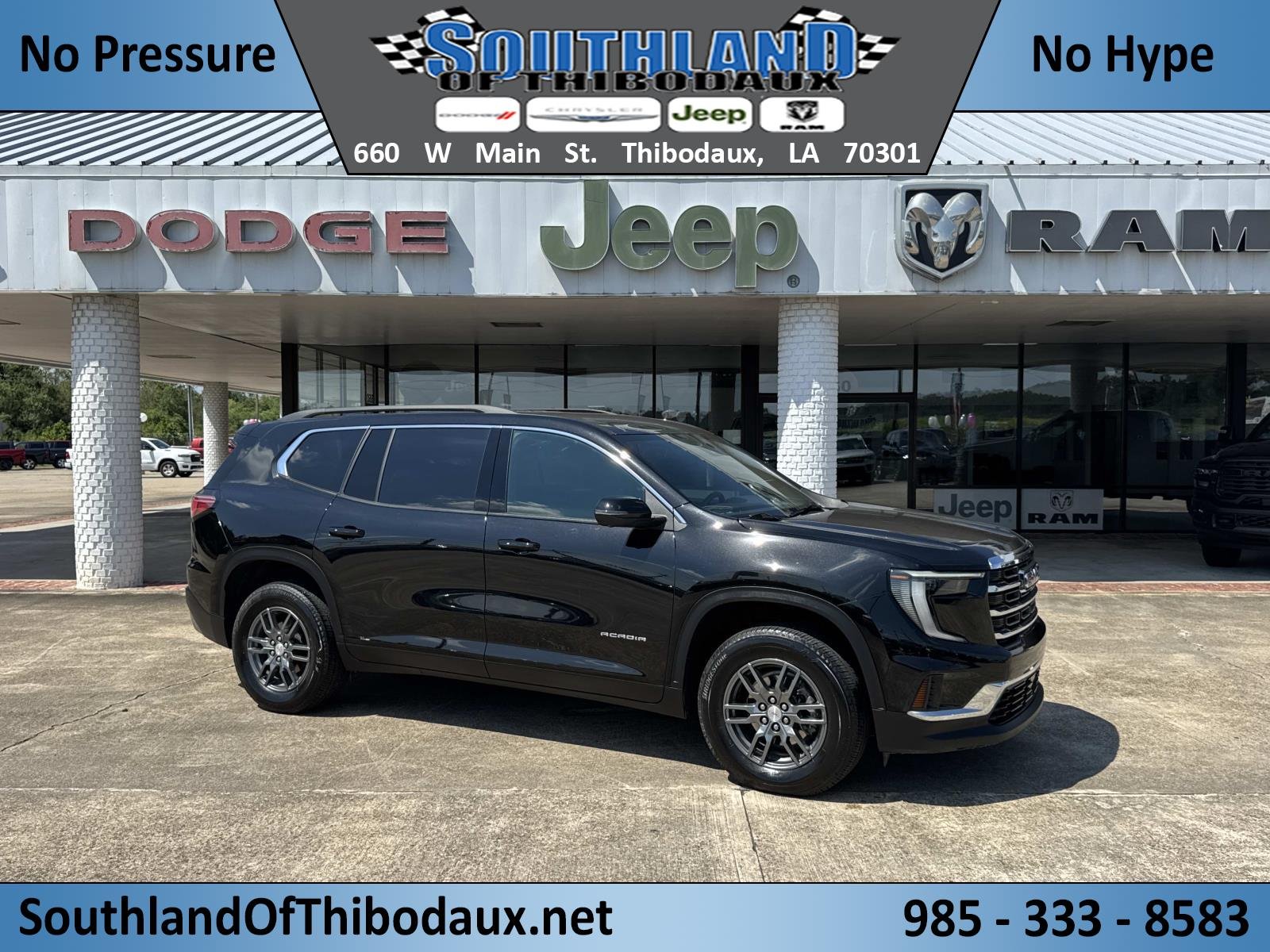 Used 2025 Black GMC FWD Elevation image 1