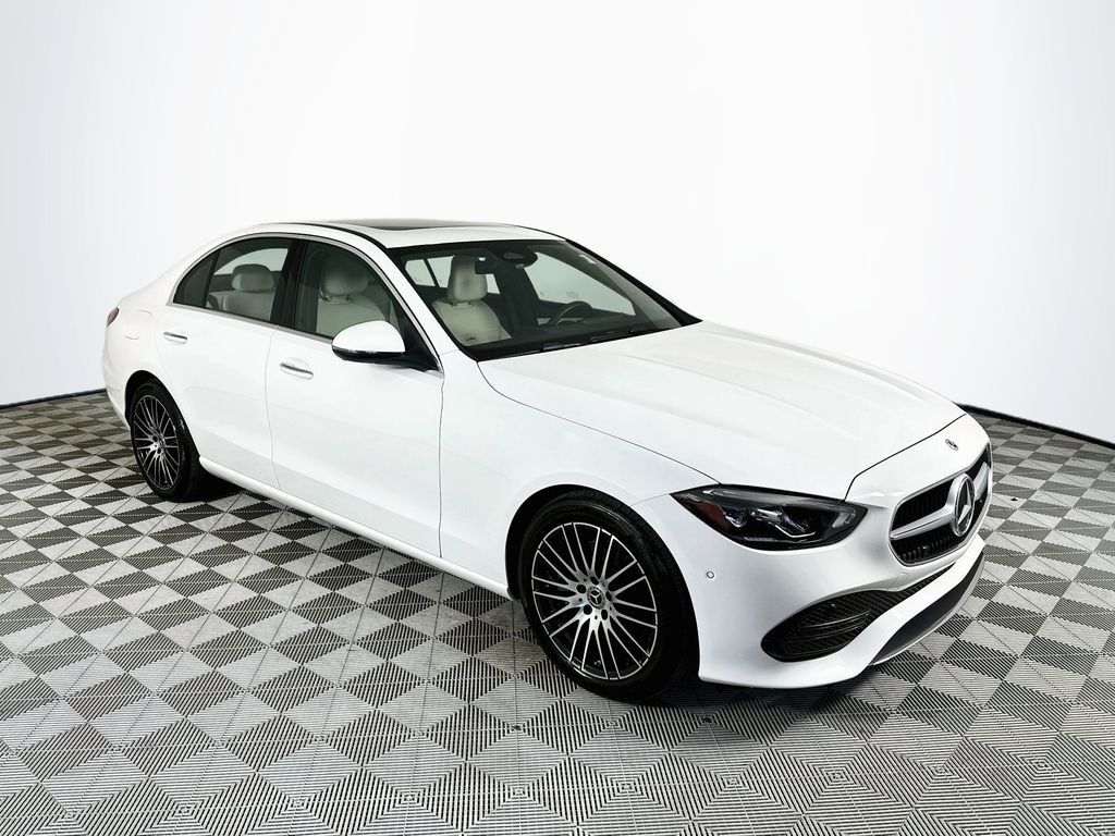 Certified Used 2025 White Mercedes-Benz C 300 image 1