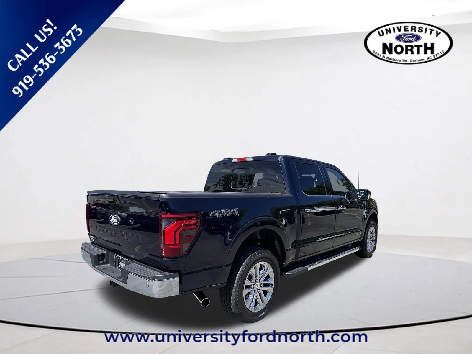 Used 2025 Antimatter Blue Metallic Ford LARIAT image 7