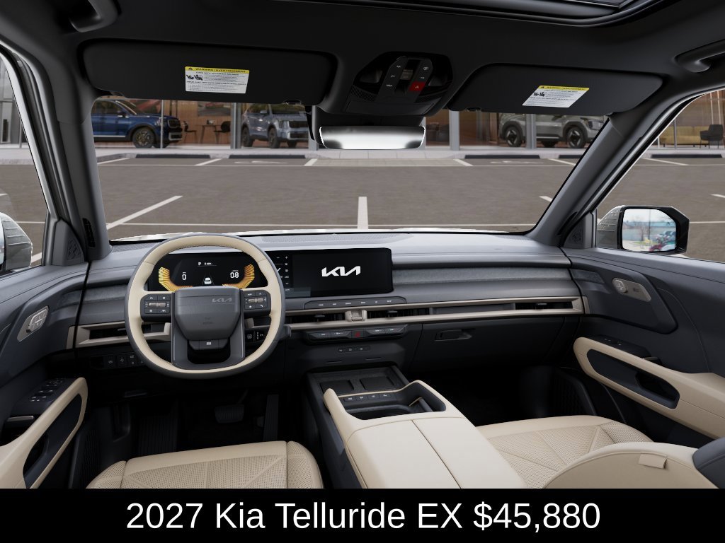 New 2027 Ivory Silver Kia EX image 14