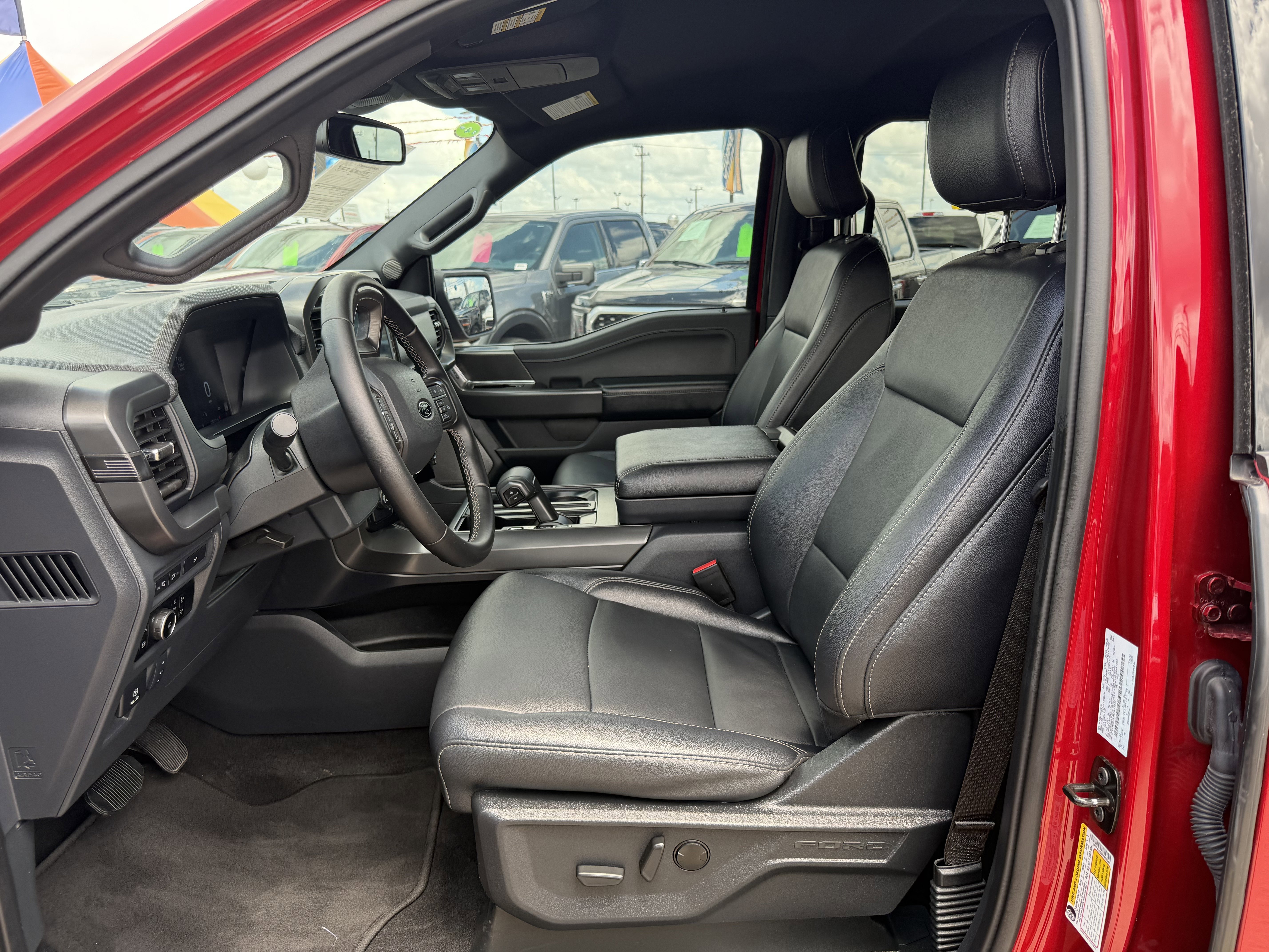 Used 2024 Rapid Red Metallic Tinted Clearcoat Ford XLT image 16