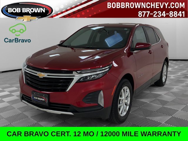 Certified Used 2022 CHERRY RED TINTCOAT Chevrolet LT image 1