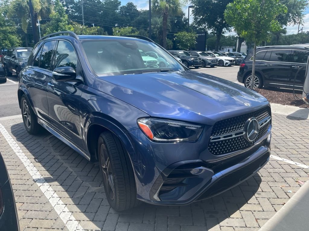 Certified Used 2024 Blue Mercedes-Benz GLE 350 image 4