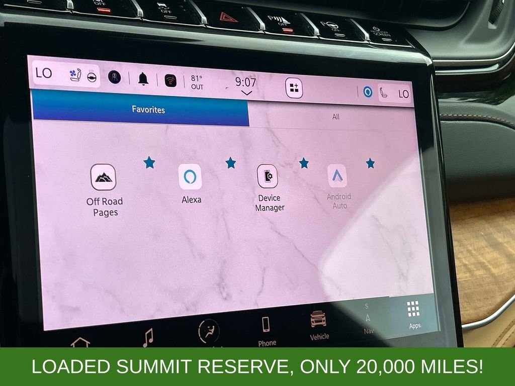 Used 2025 White Jeep Summit Reserve image 35