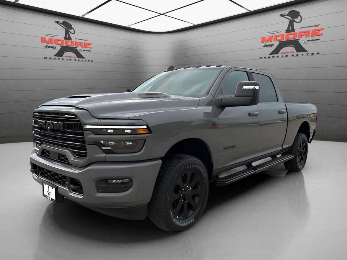 New 2026 Ceramic Gray Clear-Coat Exterior Paint RAM Laramie image 3