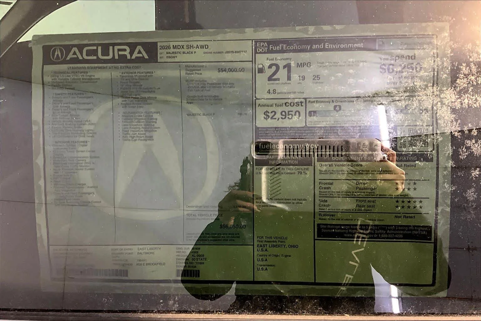 New 2026 Majestic Black Pearl Acura BASE image 19