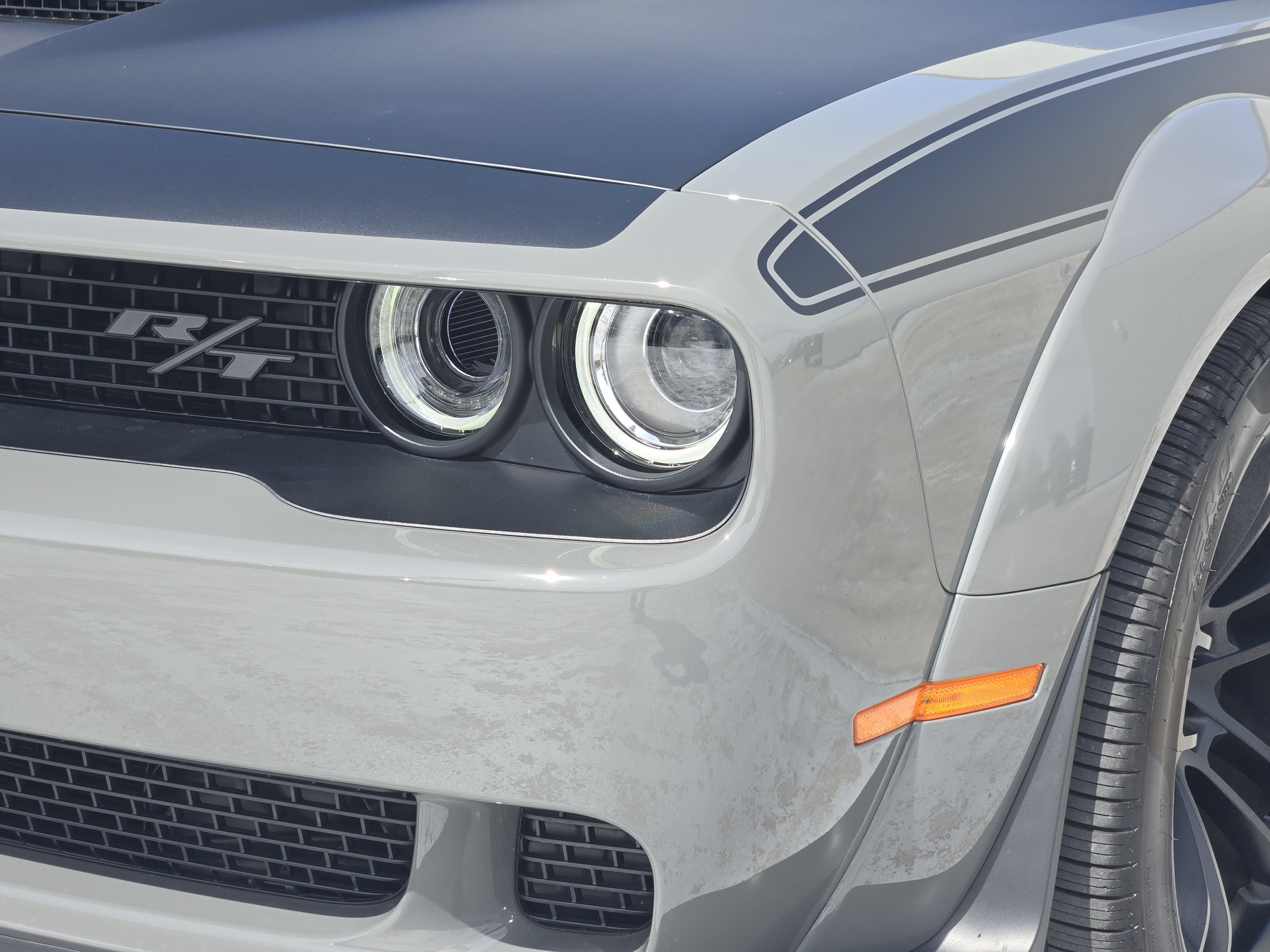 Used 2023 Destroyer Gray Clearcoat Dodge R/T Scat Pack Widebody image 11