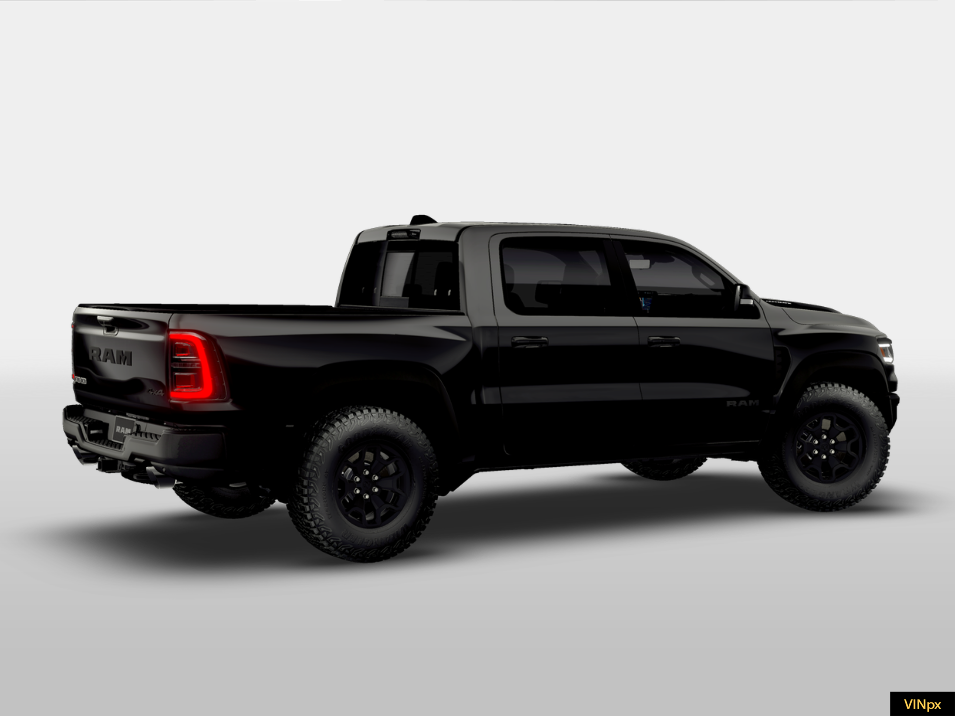 New 2026 Diamond Black Crystal Pearl-Coat Exterior Paint RAM RHO image 8