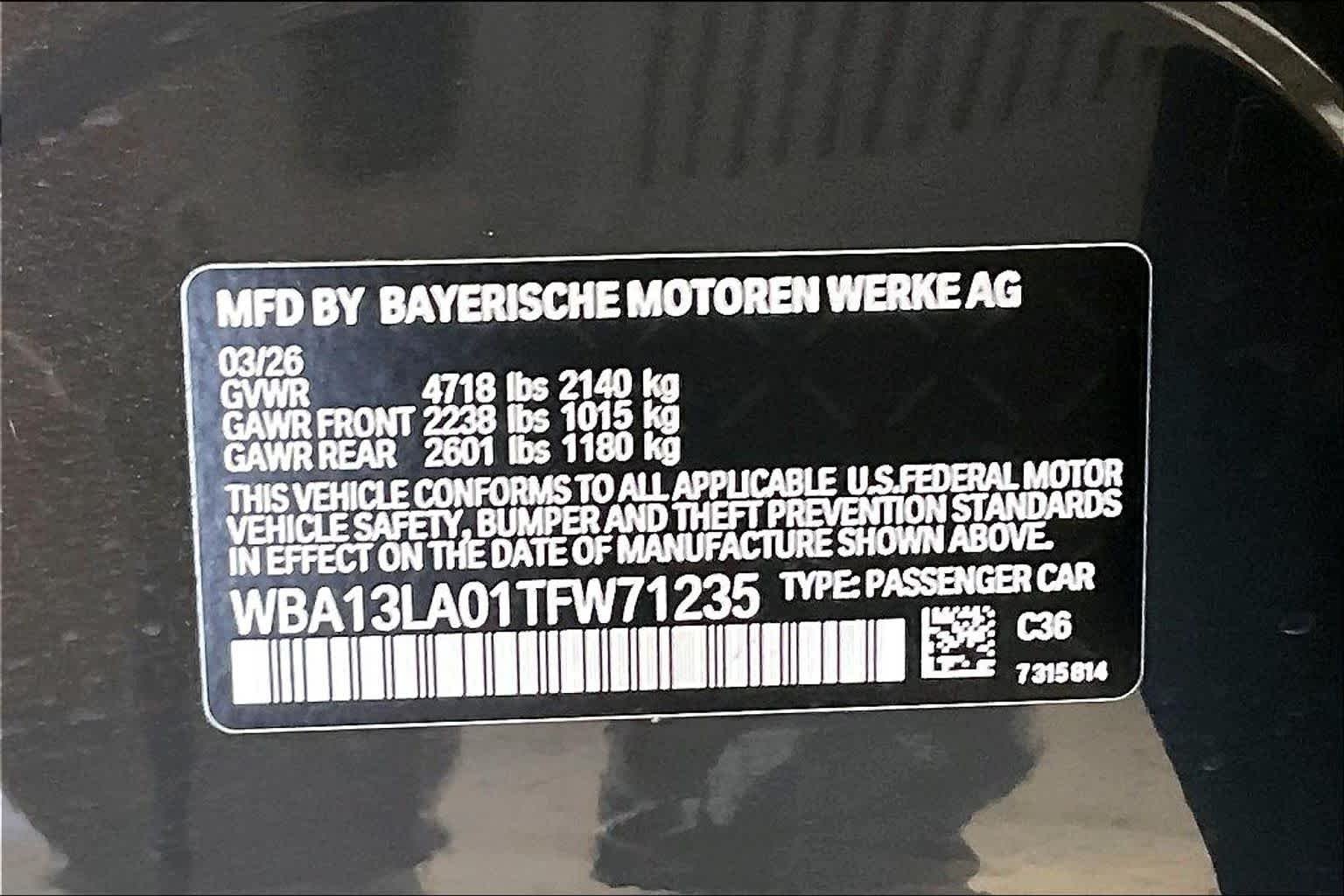 New 2026 Dravit Grey Metallic BMW 330i image 18