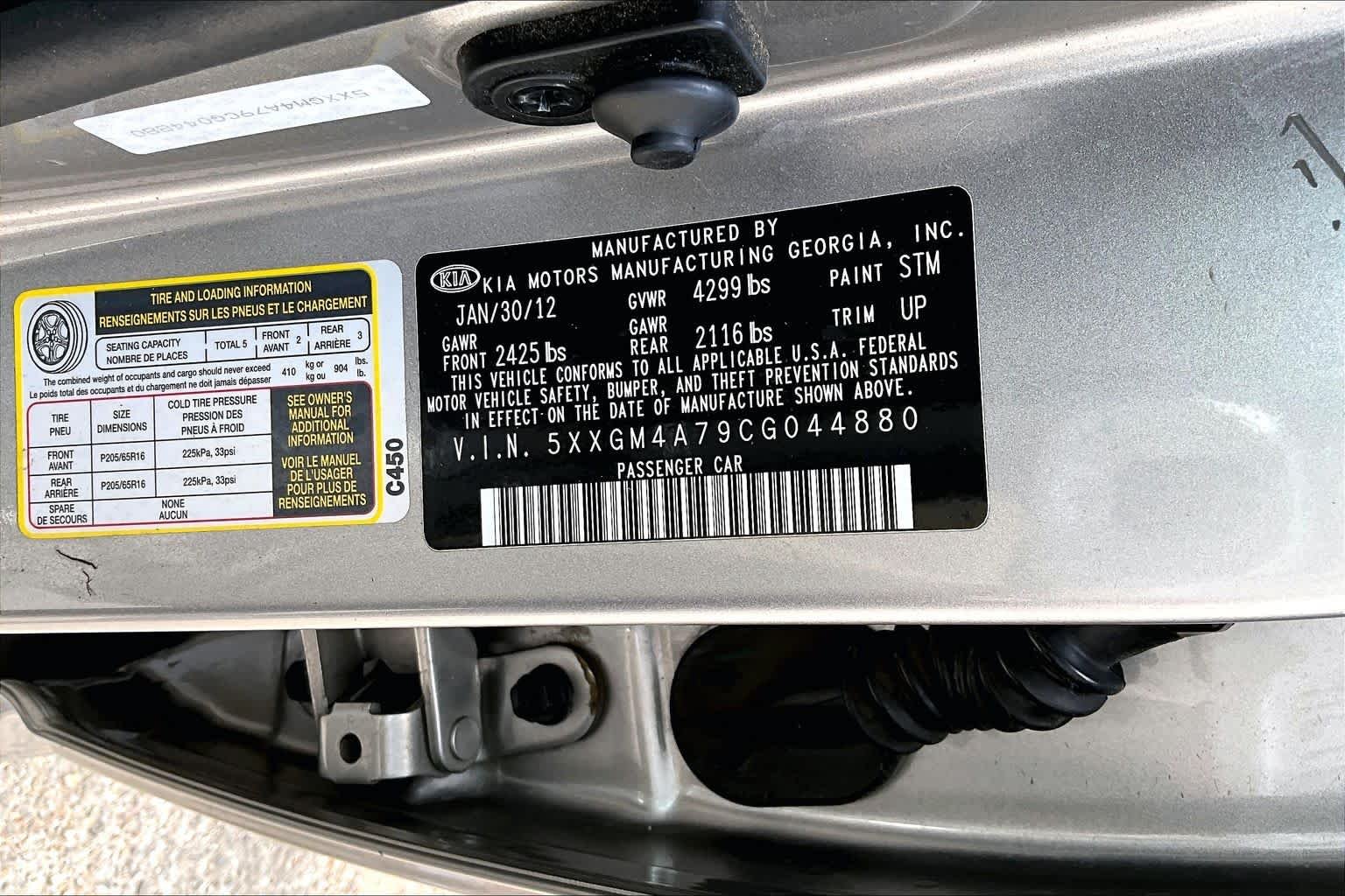 Used 2012 Satin Metal Kia LX image 34