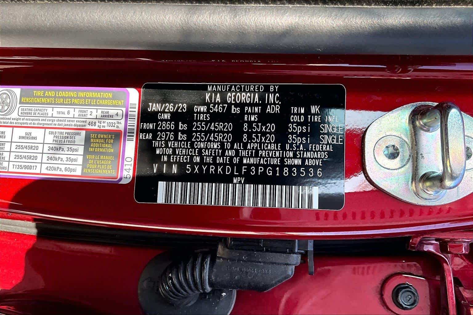 Used 2023 Passion Red Kia SX image 33