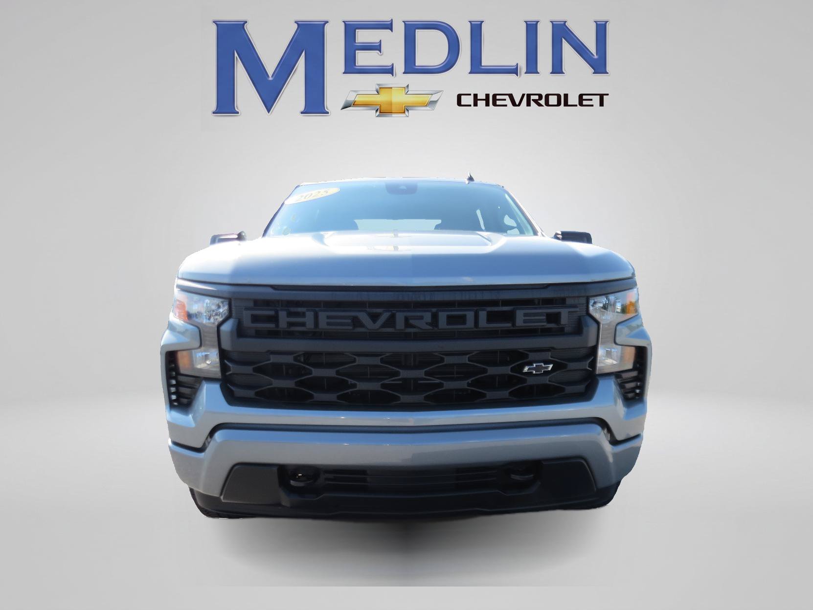 Used 2025 Sterling Gray Metallic Chevrolet Custom image 3