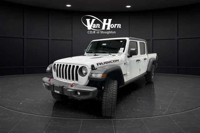 Used 2022 Bright White Clearcoat Jeep Rubicon image 3