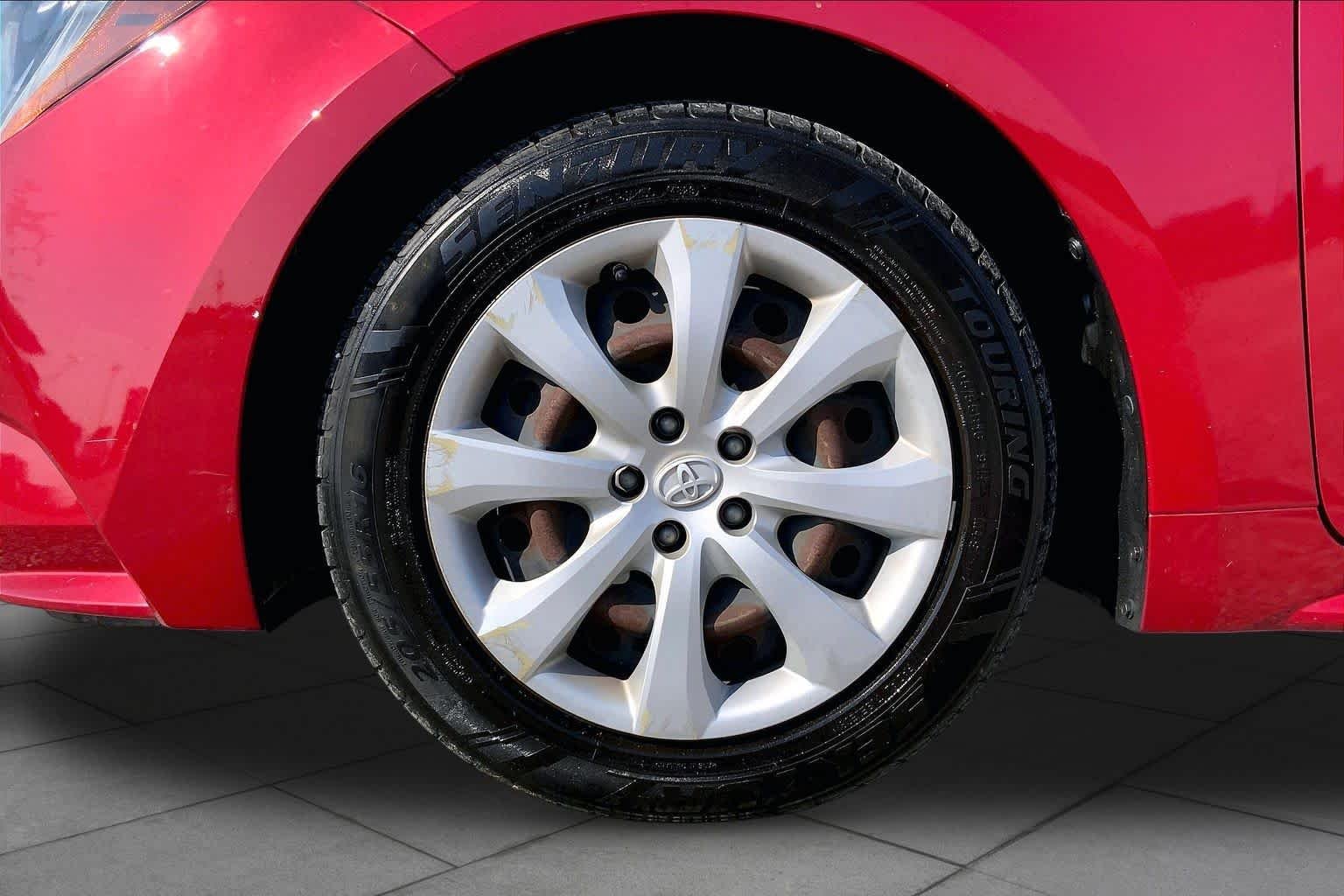 Used 2020 Barcelona Red Metallic Toyota LE image 11