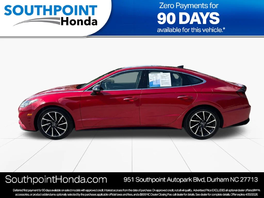 Used 2020 Calypso Red Hyundai SEL Plus image 4
